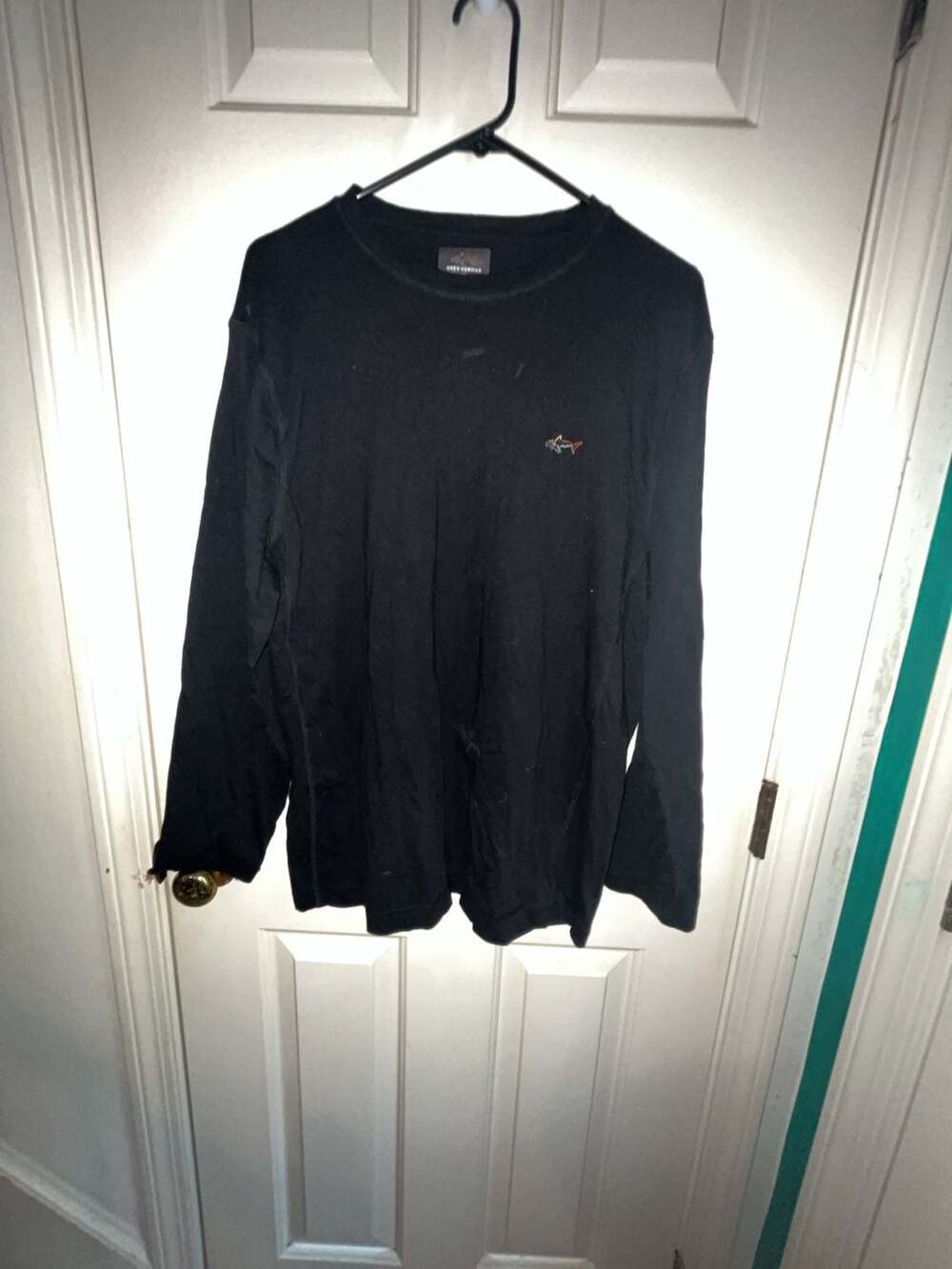 Greg Norman for Tasso Elba Performance Long Sleeve Shirt Black XL